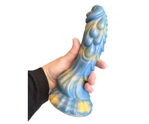 Sea Stallion Vibrating 8.2  Dildo | Premium Silicone 440 Gram | Remote Control | USB