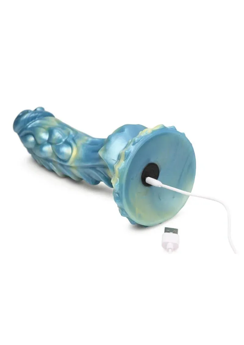 Sea Stallion Vibrating 8.2  Dildo | Premium Silicone 440 Gram | Remote Control | USB
