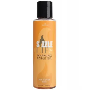 Sensuva - Sizzle Lips Warming Gel Butter Rum Flavored 4.2 oz