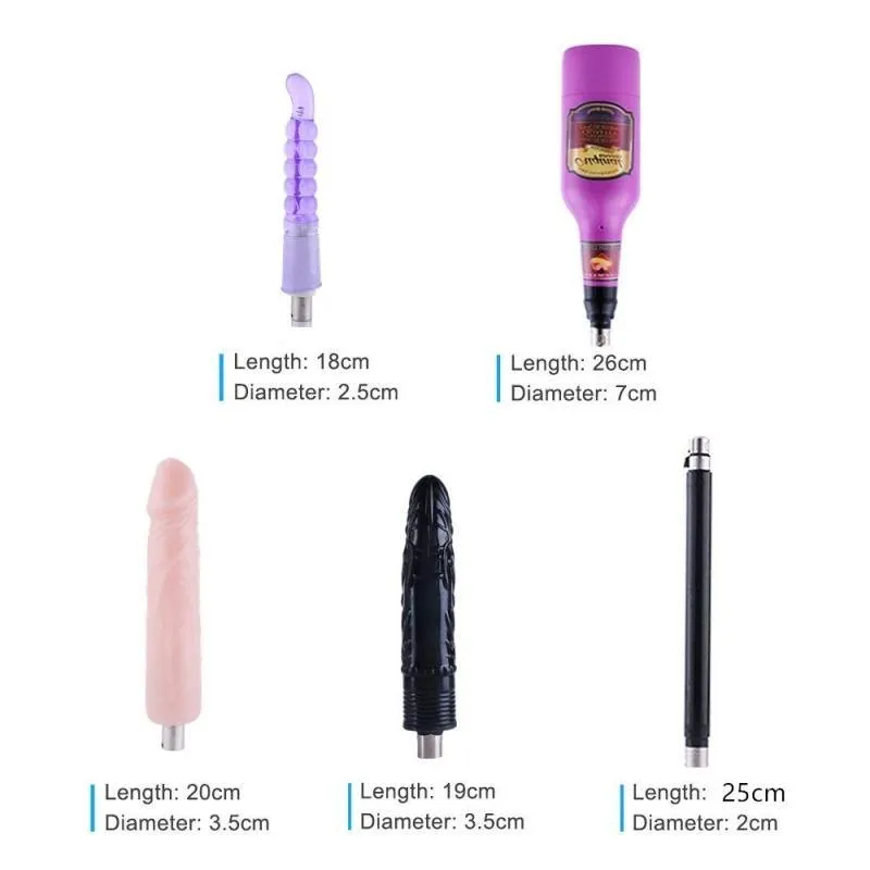 Sex Machine Attachment Combo #9