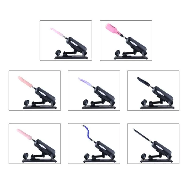 Sexlovey Sex Machine 3XLR Connector Fucking Machine Thrusting Dildo