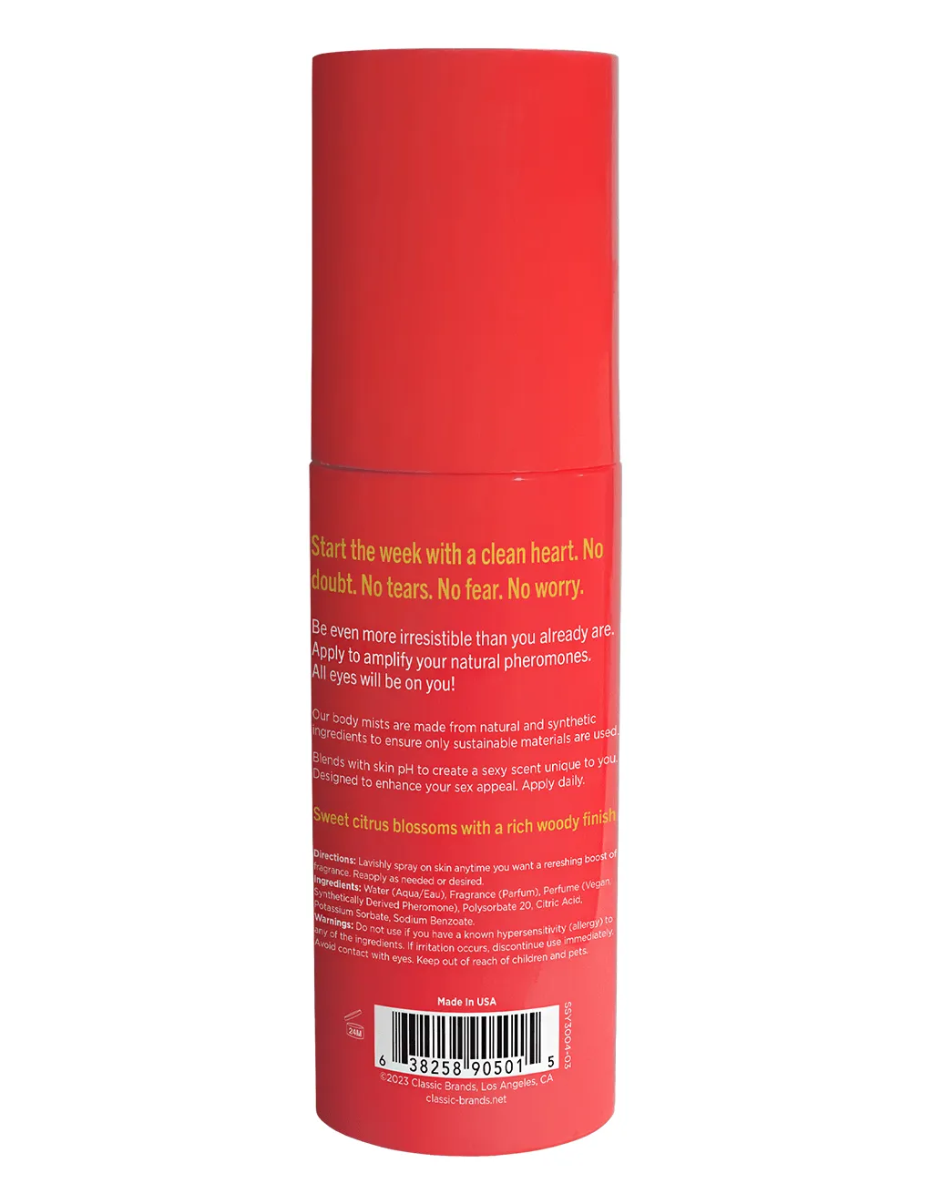 Simply Sexy Pheromone Body Mist Lazy Sunday