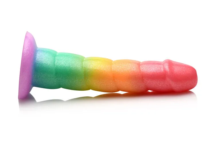 Simply Sweet 6.5 Swirl Rainbow Dildo