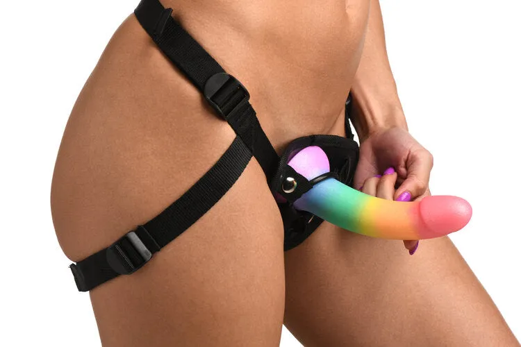 Simply Sweet 6.5 Swirl Rainbow Dildo