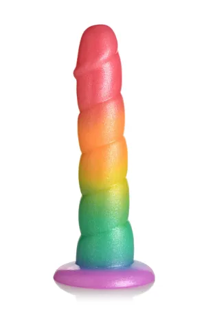 Simply Sweet 6.5 Swirl Rainbow Dildo