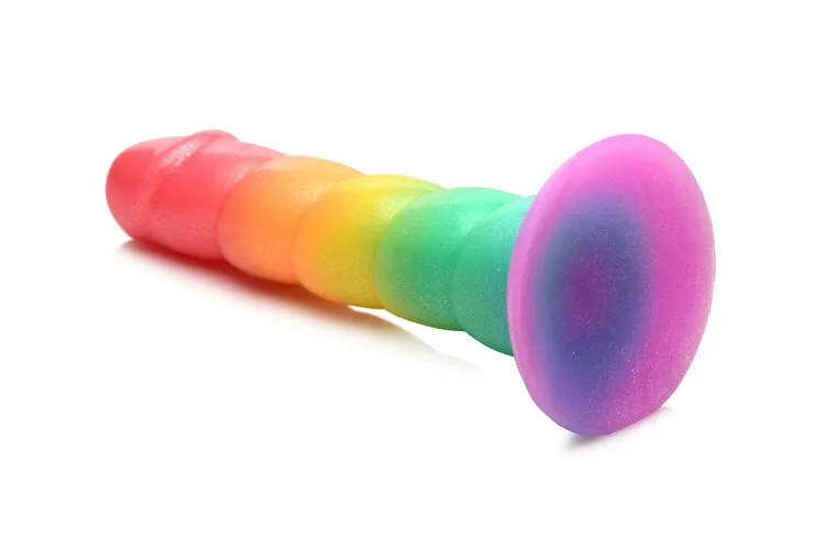 Simply Sweet 6.5 Swirl Rainbow Dildo