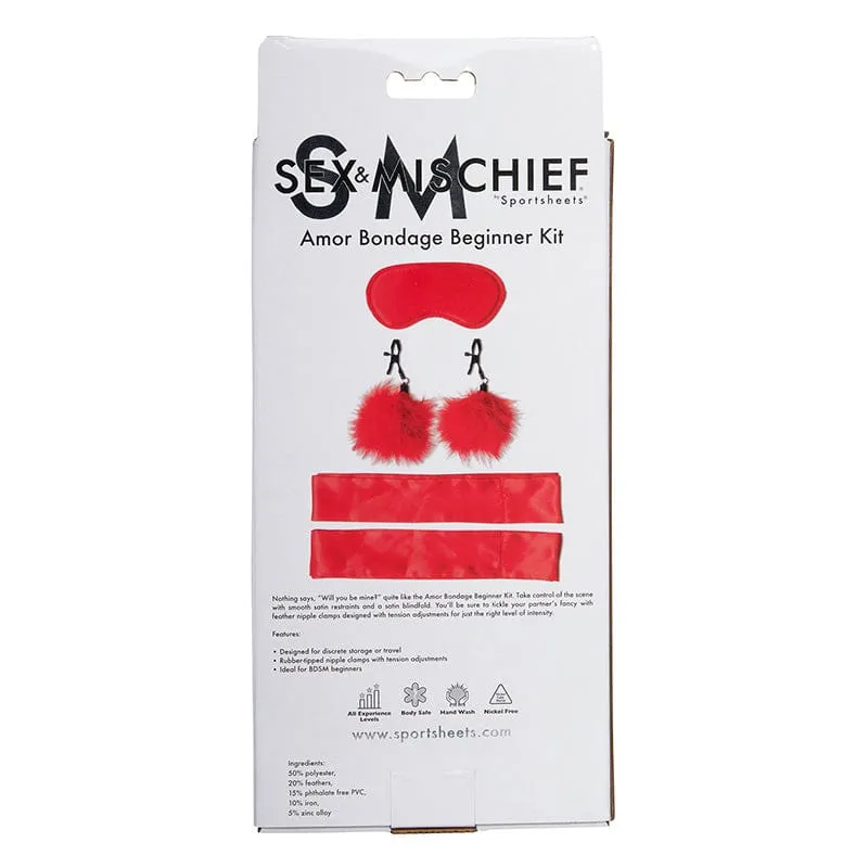 Sportsheets S&M Amor Bondage Beginner Kit