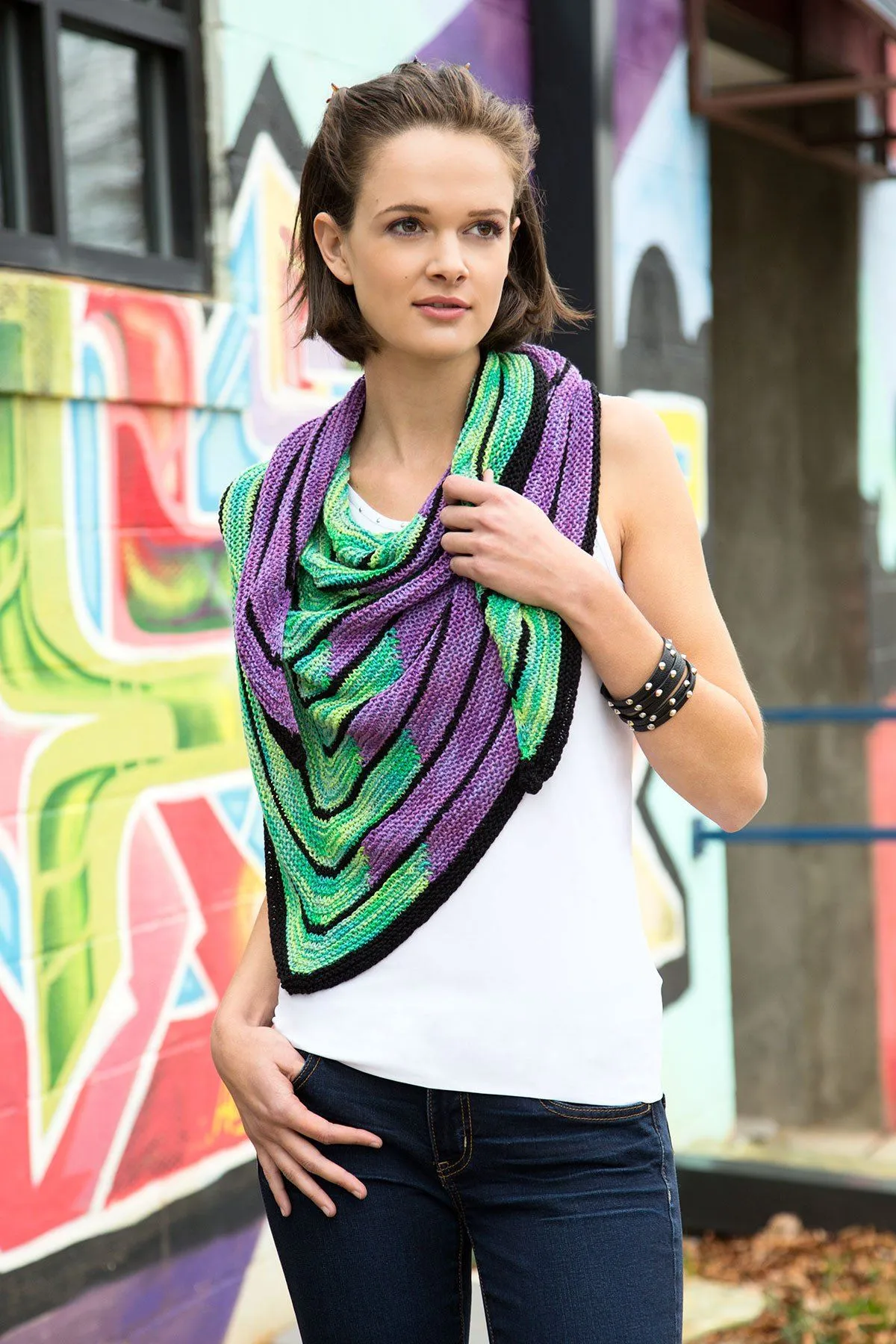 Staggered Shawl