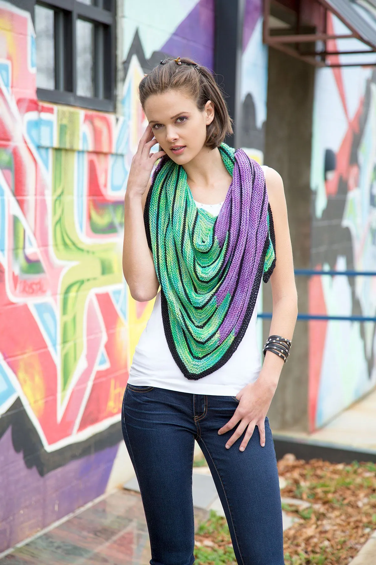 Staggered Shawl