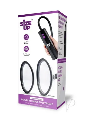 Su Recharge Pussy Pump Two Chambers Blk