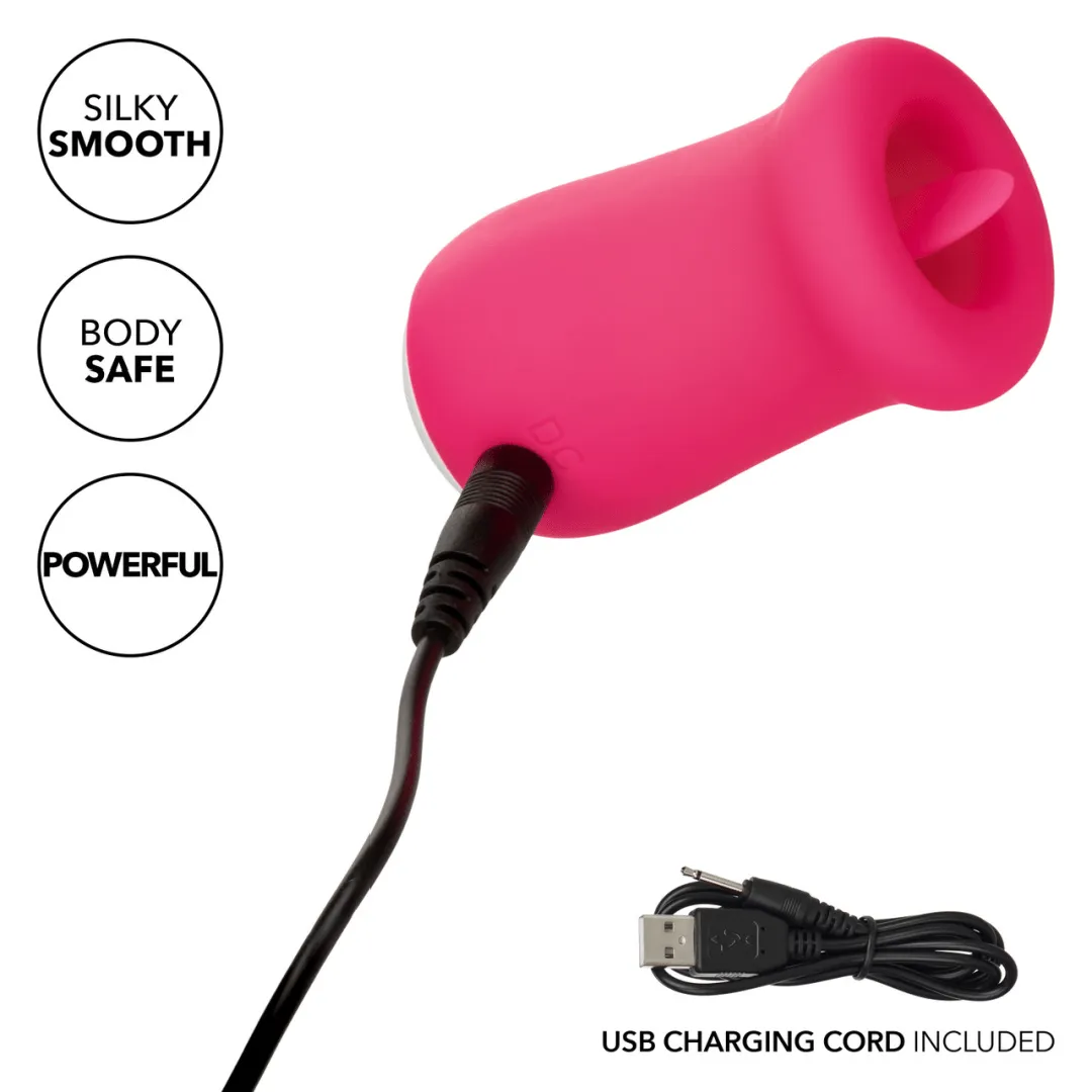 Sugar Craze Licking Tongue Vibrator with Lid