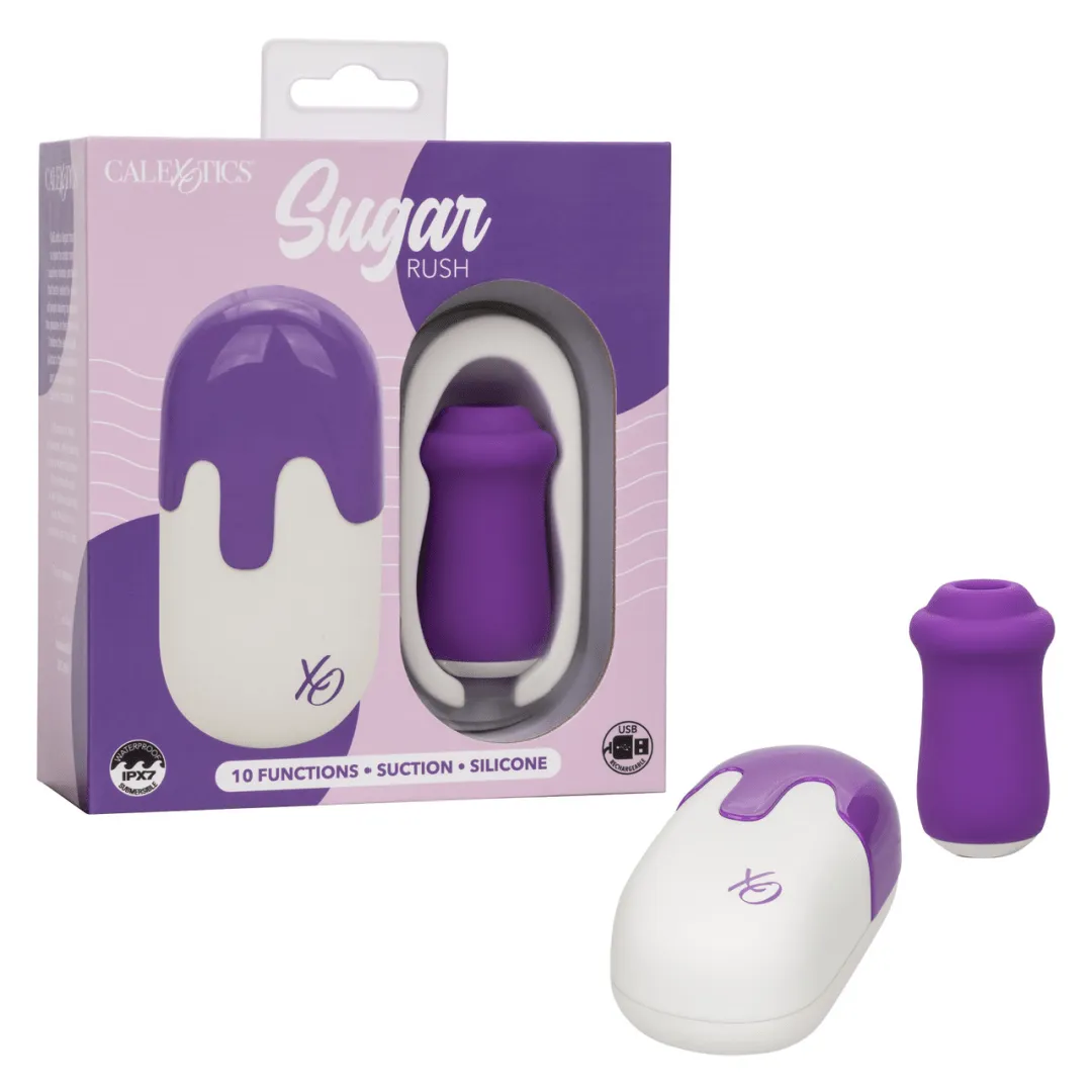 Sugar Rush Clitoral Suction Vibrator with Lid