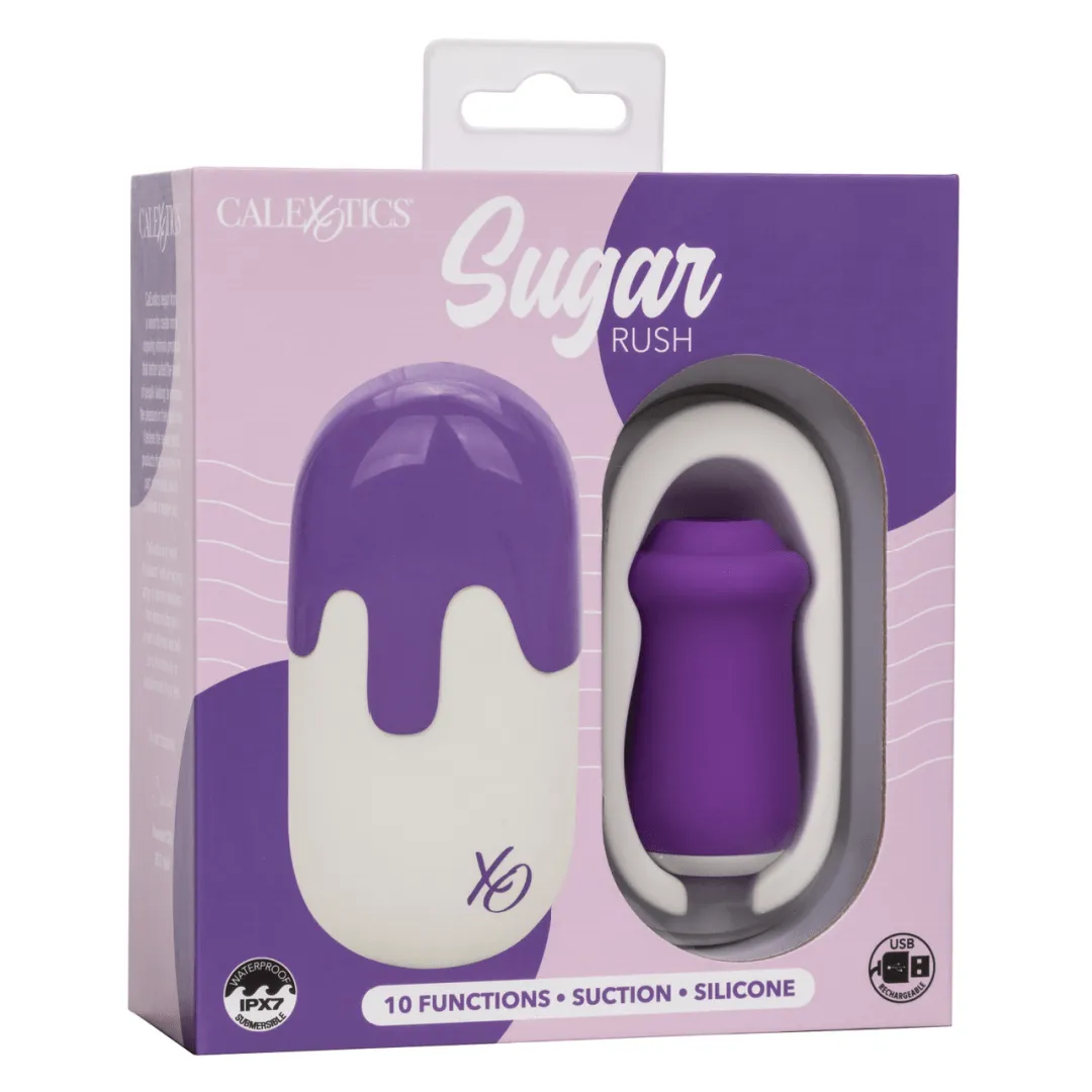 Sugar Rush Clitoral Suction Vibrator with Lid