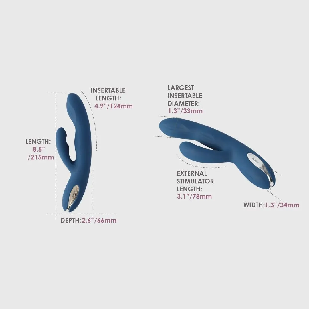 Svakom Aylin Rabbit Vibrator - Dark Blue