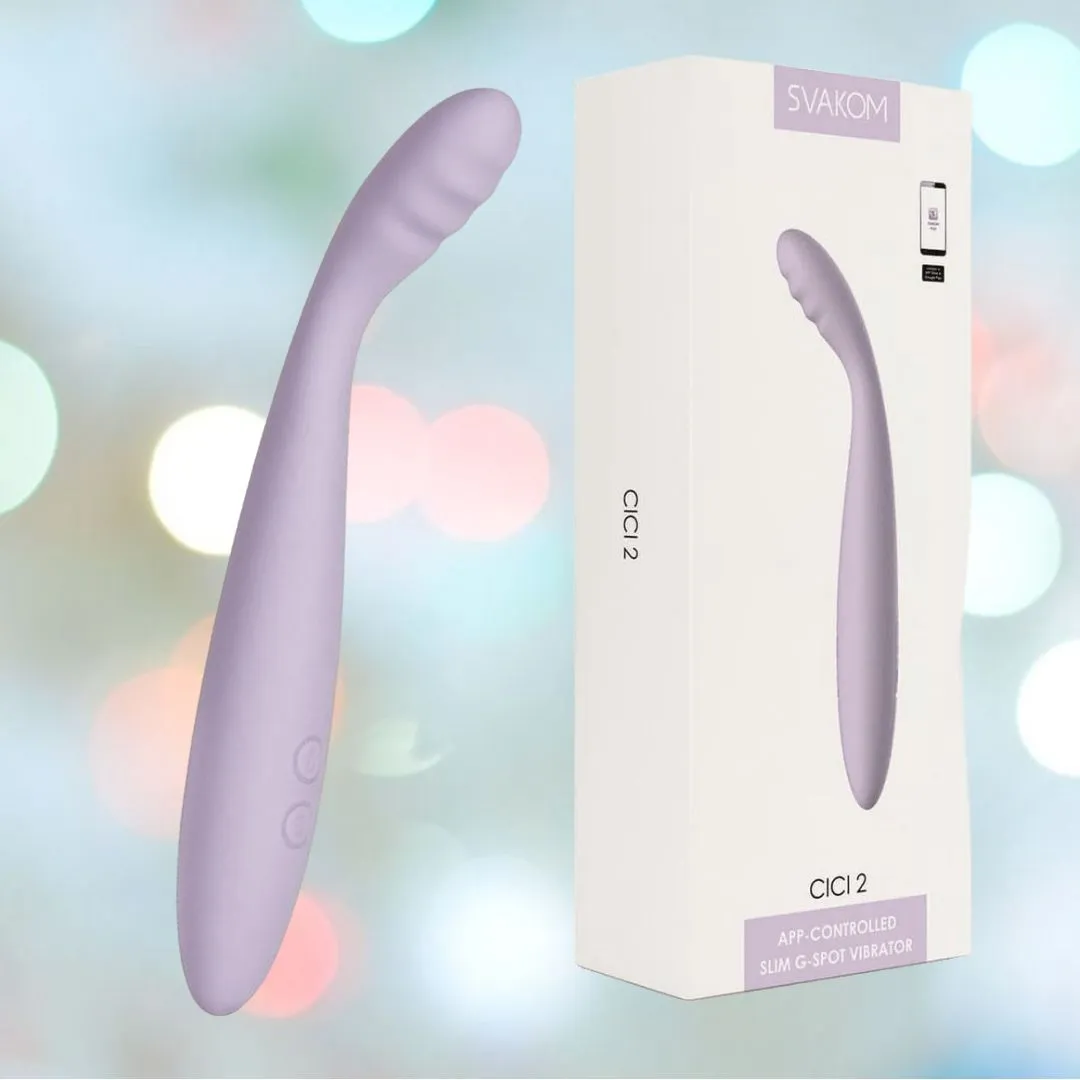 Svakom Cici 2 G-Spot Vibrator - Pastel Lilac