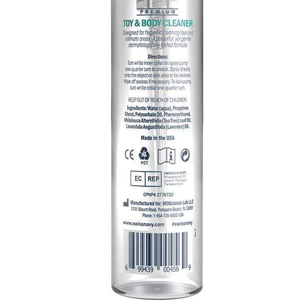 Swiss Navy - Premium Toy and Body Cleaner Foaming Dispenser