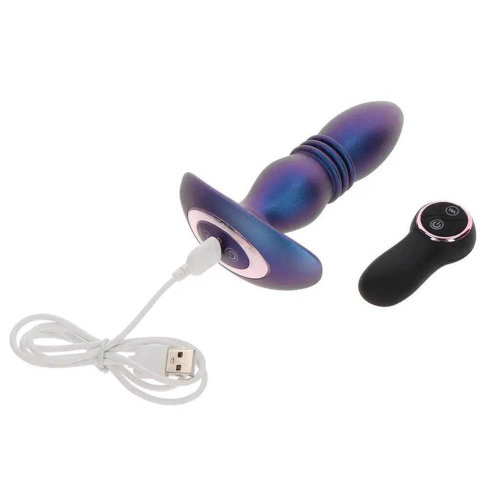 Toyjoy Silicone Blue Rechargeable Thrusting Butt Plug