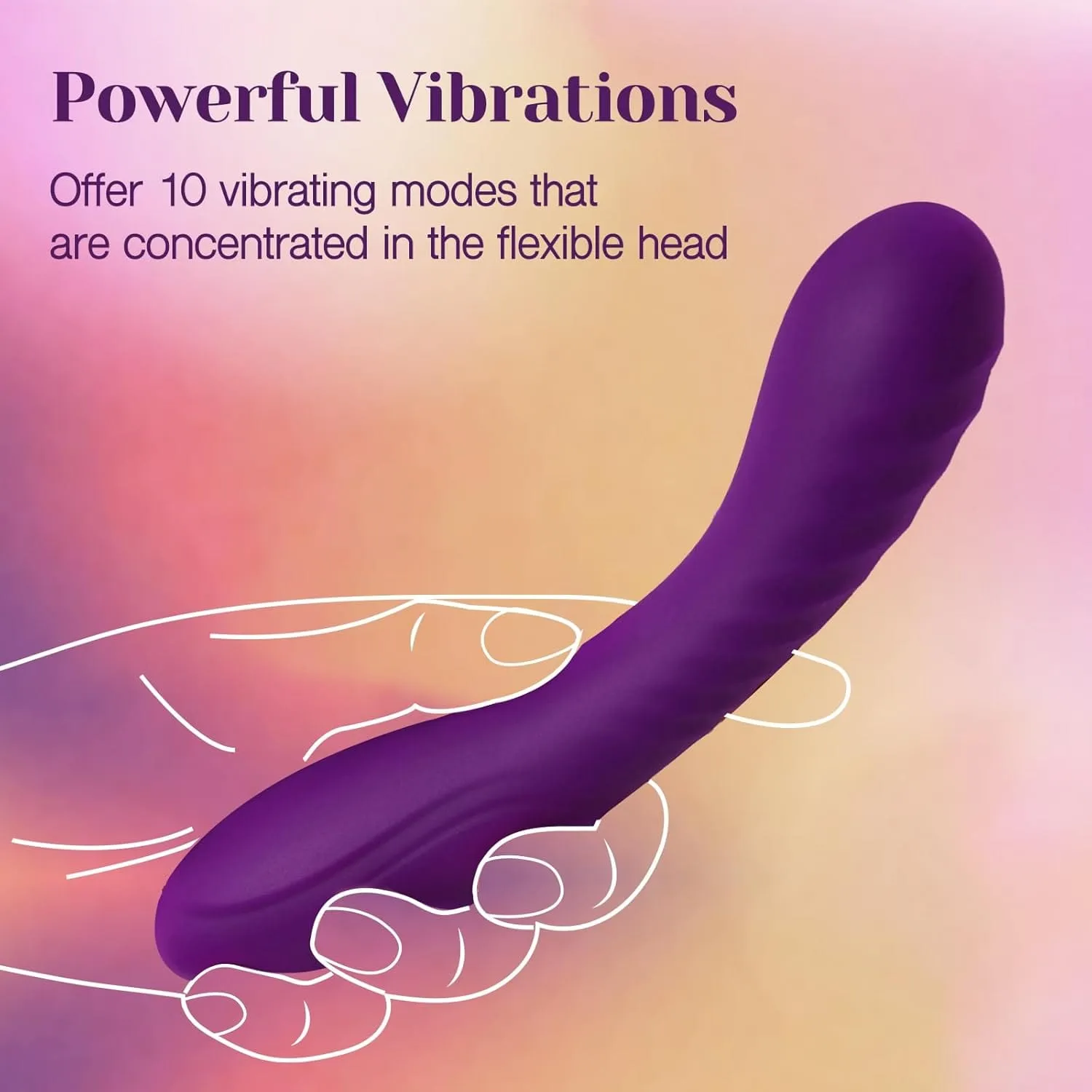 Tracy's Dog - G Vibe G Spot Dildo Vibrator (Purple)