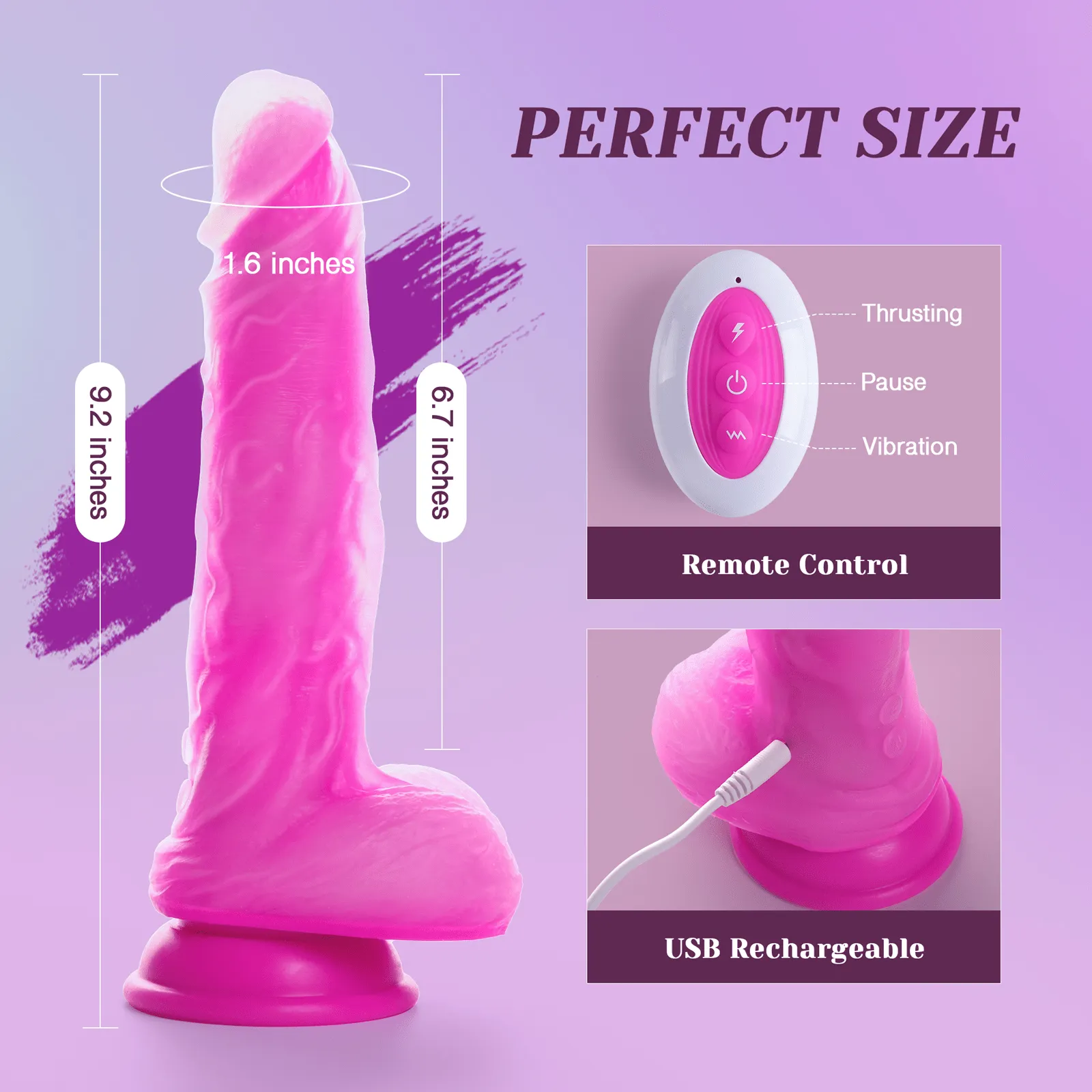 Tracy's Dog Jelivoy Jellyskin Thrusting Dildo