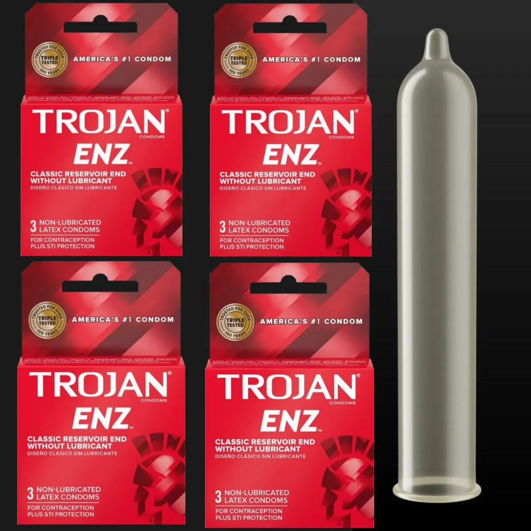 Trojan ENZ Condoms Without Lube