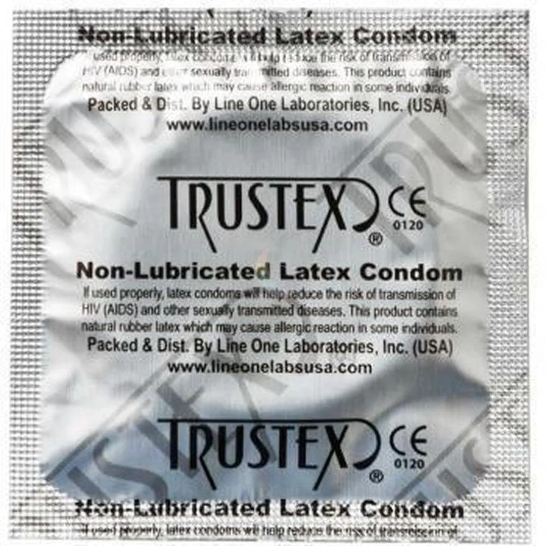 Trustex Assorted Colors Non-Lubricated Condoms