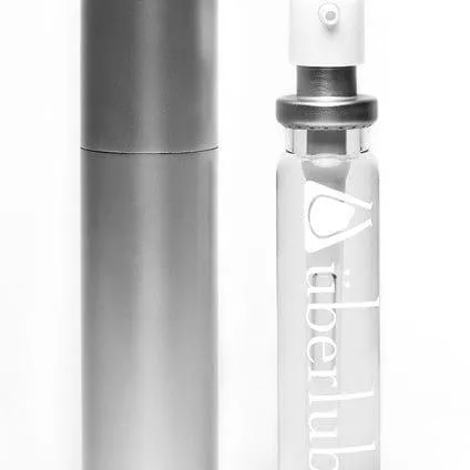 UberLube Premium Silicone Lubricant Travel Spray 15 ml (Silver)