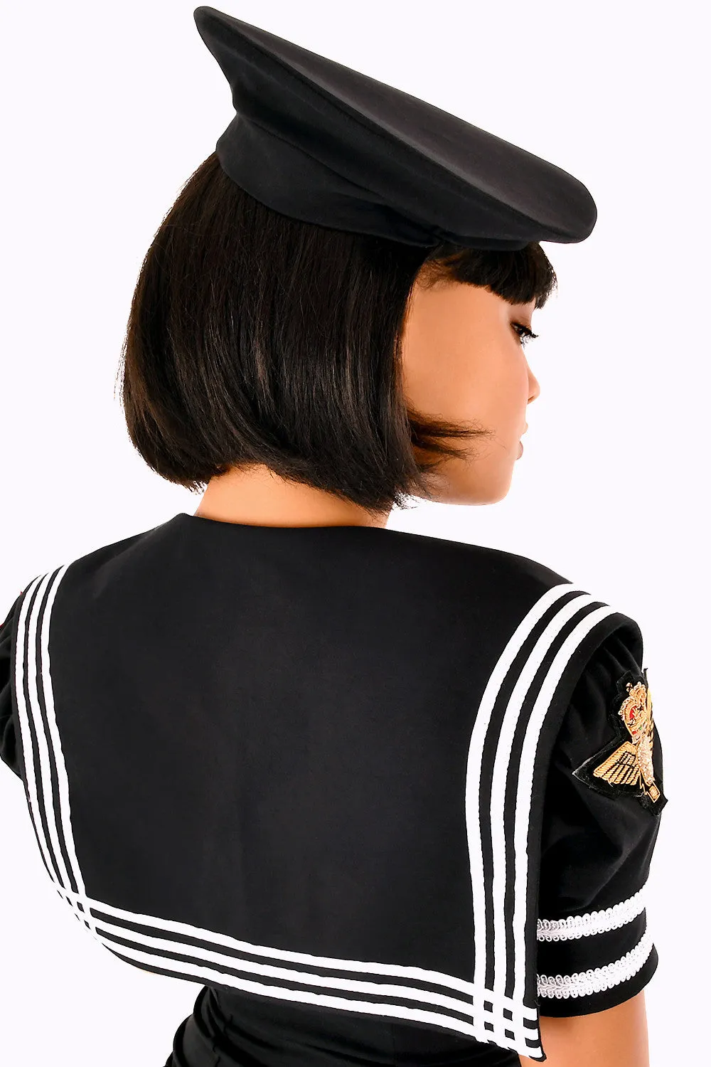Ukrainian Sailor Dress with Belt
