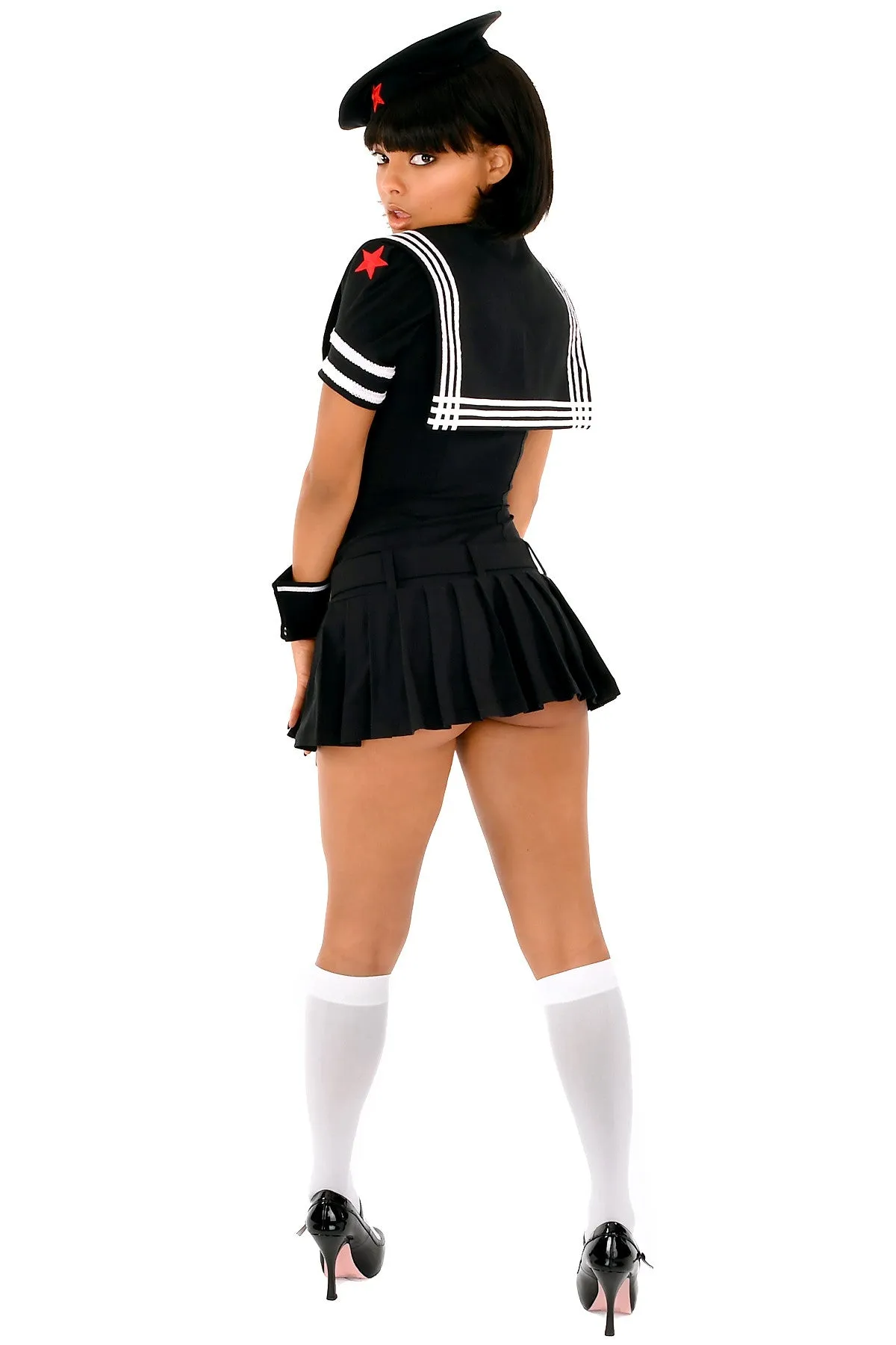 Ukrainian Sailor Dress with Belt