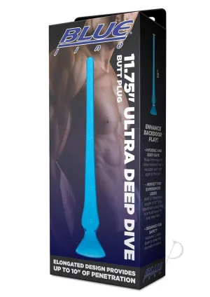 Ultra Deep Dive Butt Plug 11.75 Blu