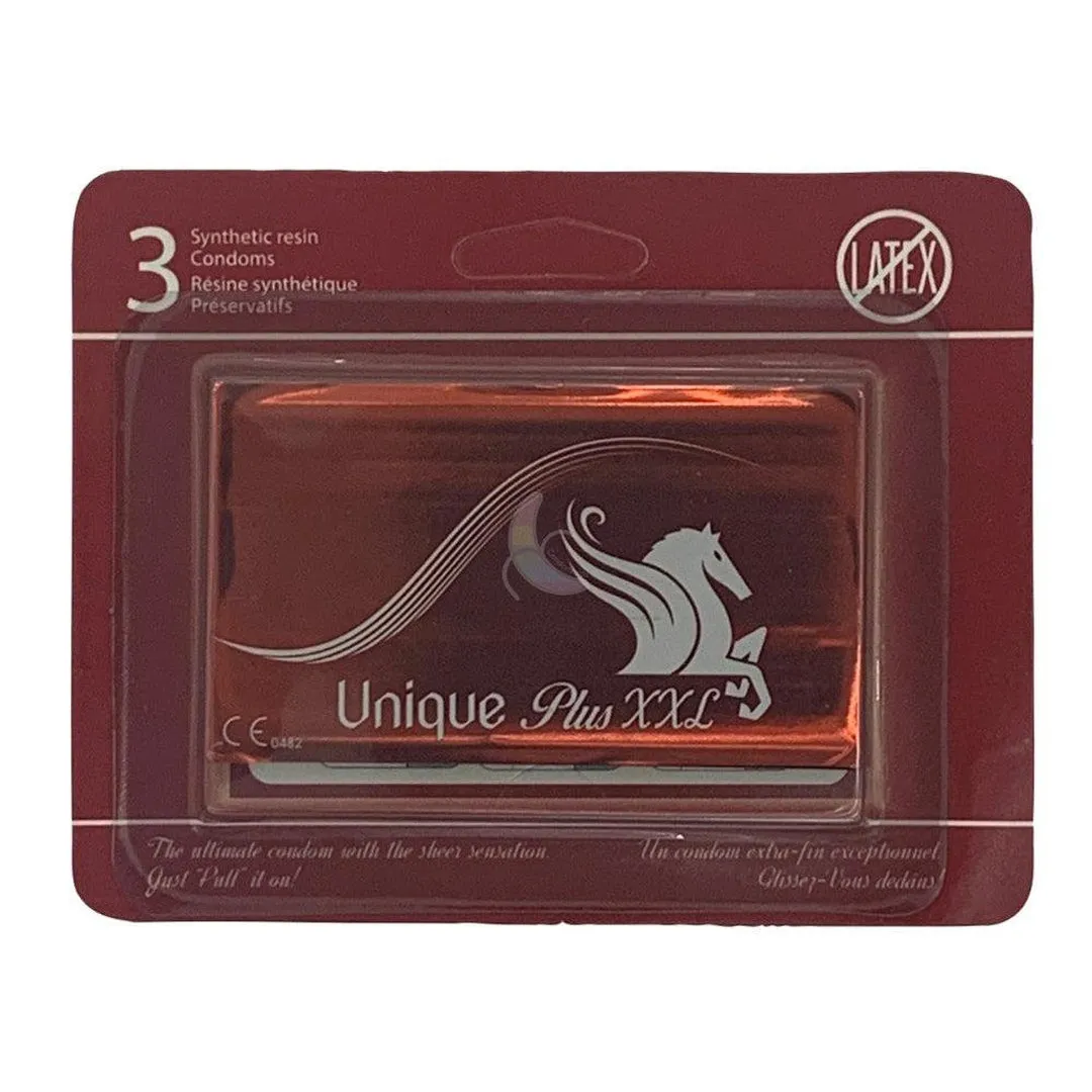 Unique Plus XXL Latex-Free Condoms