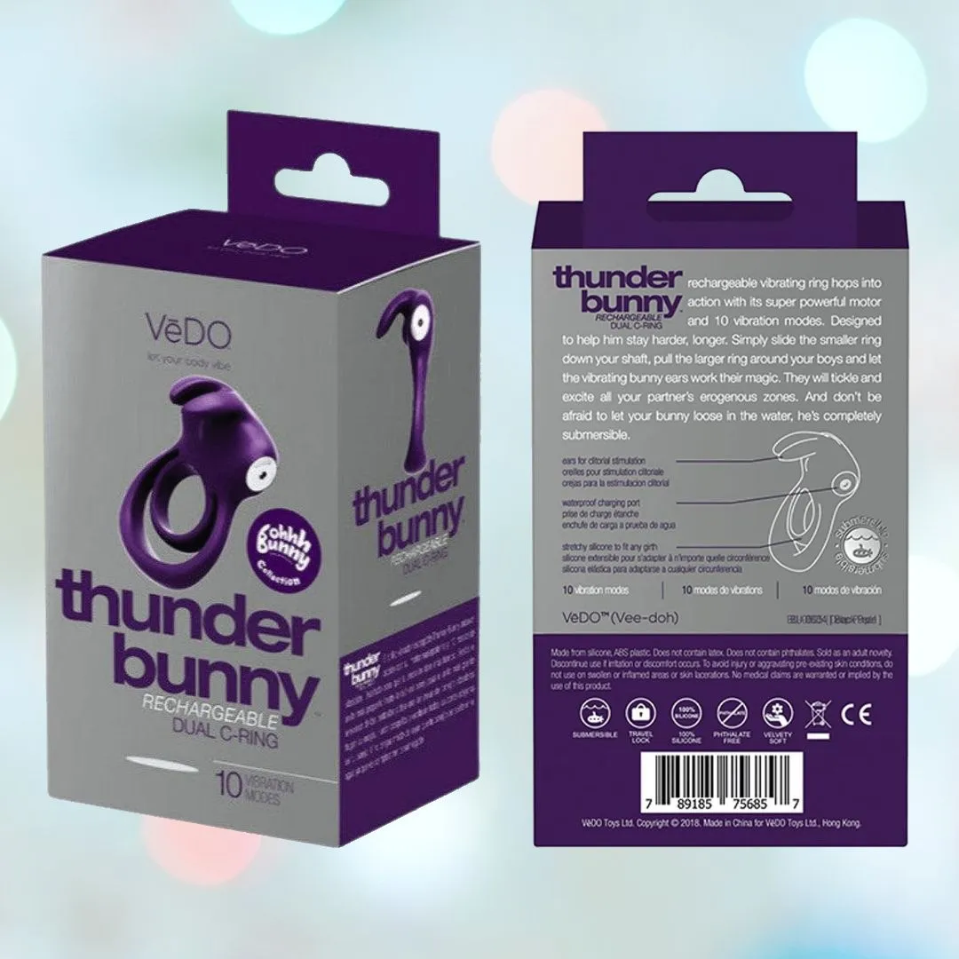 VeDO Thunder Bunny Vibrating Cock Ring
