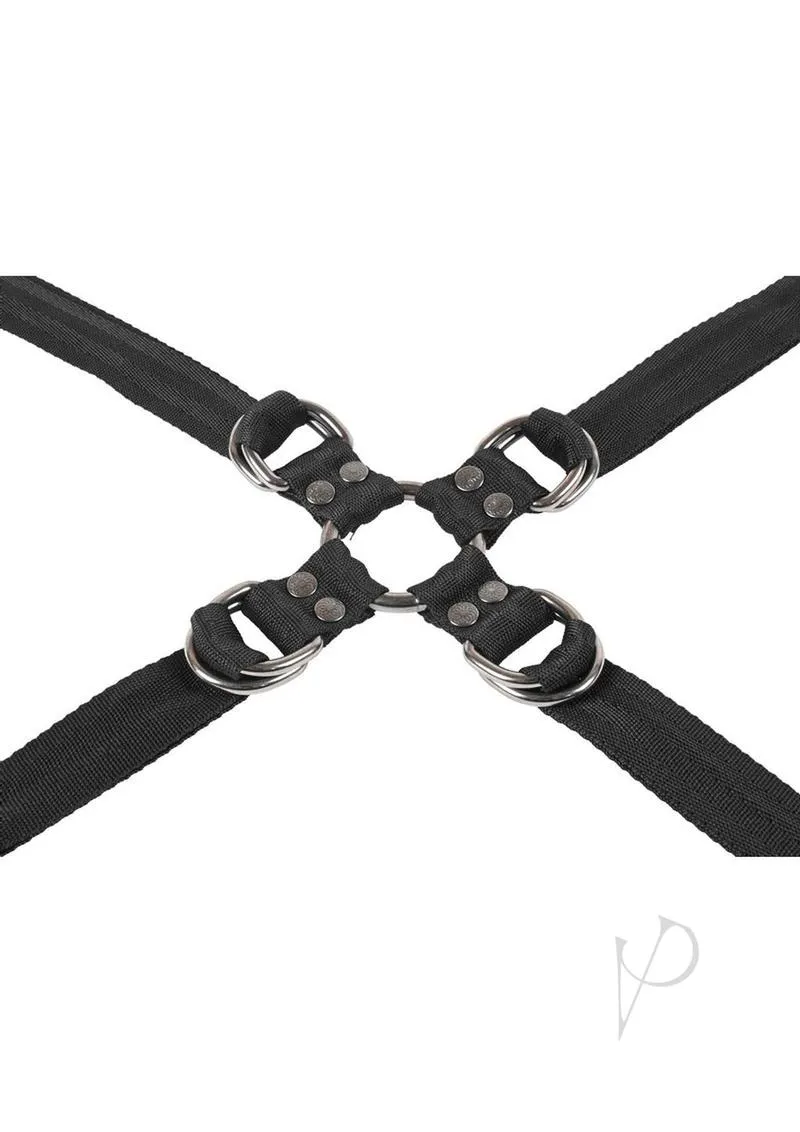 Velvet Noir Adj Hogtie Cuff Set