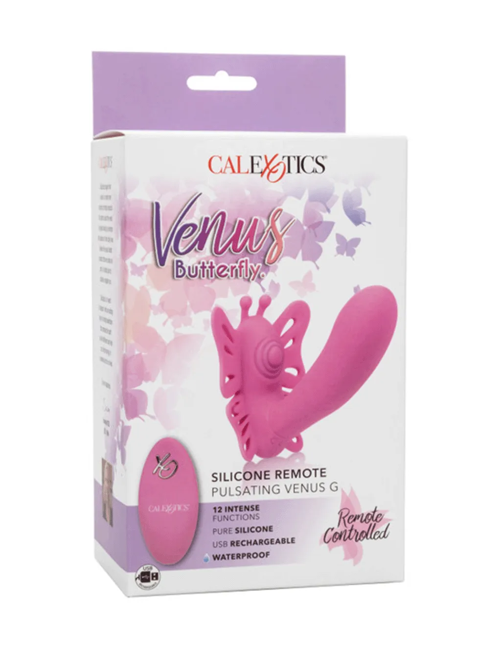 Venus Butterfly Silicone Remote Rocking Penis