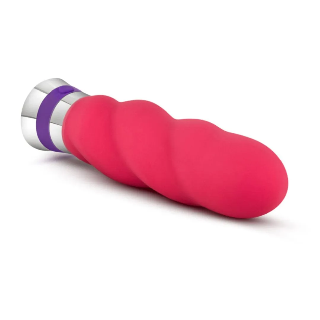 Vibrance Textured Beginner Vibrator - Red