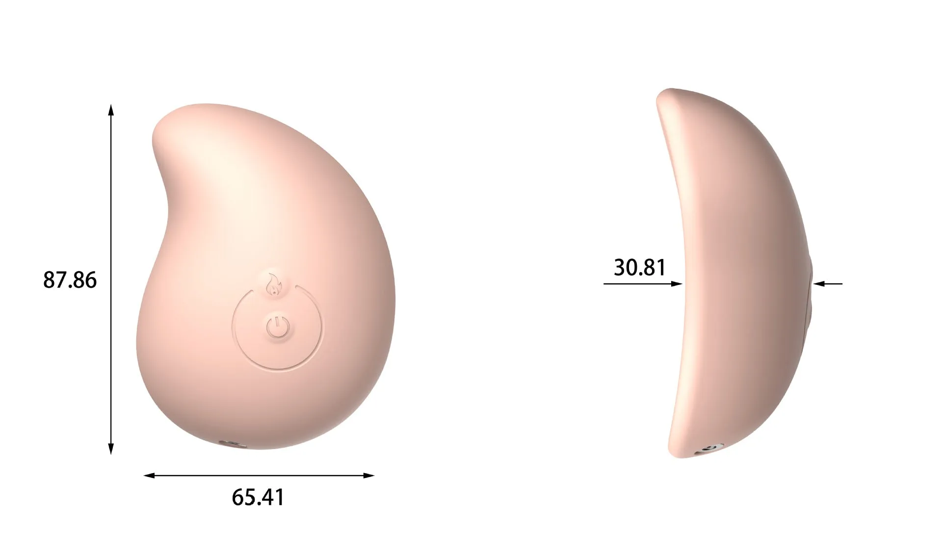 Vibrating Breast Massage Nipple Stimulator - Silicone Soft Female Sex Toys