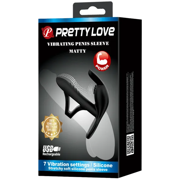 Vibrating Penis Sleeve - Matty