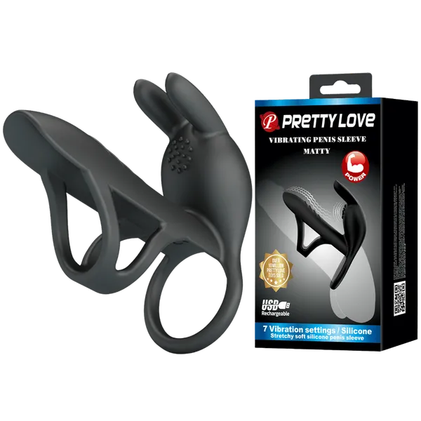 Vibrating Penis Sleeve - Matty
