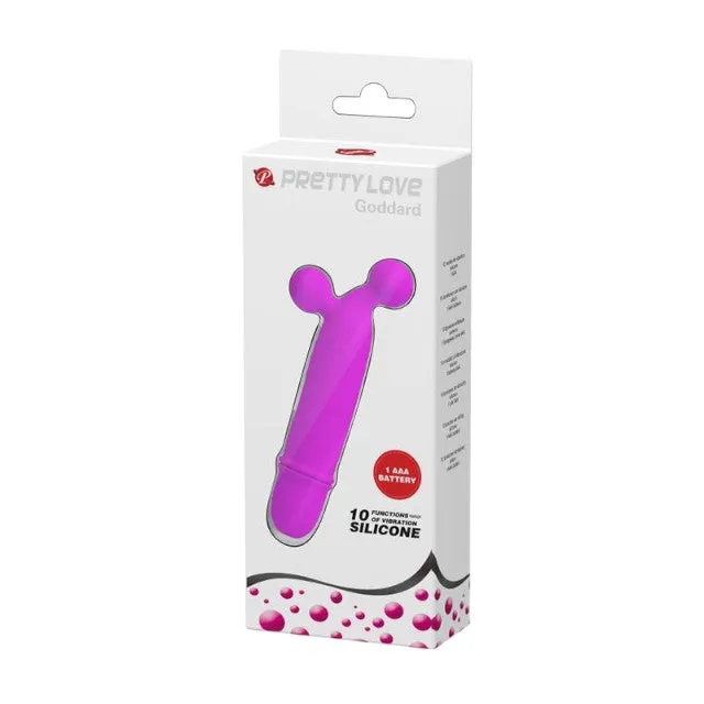 Vibrator bullet PRETTY LOVE Goddard. pentru stimularea clitorisului. 10 funcții de vibrație. culoarea roz