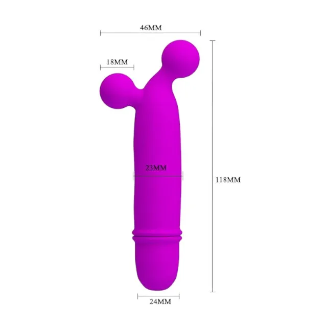 Vibrator bullet PRETTY LOVE Goddard. pentru stimularea clitorisului. 10 funcții de vibrație. culoarea roz