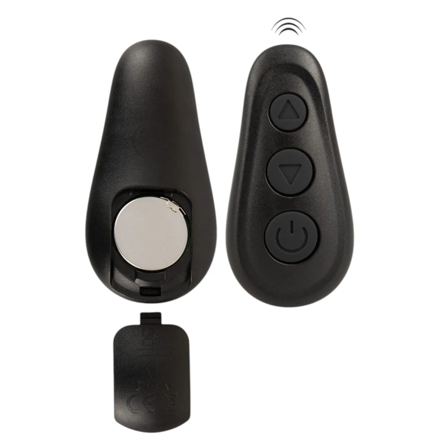 Vibrator cupluri COUPLES CHOICE Lay-on Multi Toy. stimulator clitoris și masturbator. 10 funcții de vibrație. negru cu albastru
