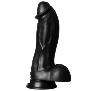 Vibrator EXTREME by Hidden Desire DINOSAUR Vibrating Dildo. 9 funcții de vibrație. diametru 7.5 cm. lungime 22 cm. negru