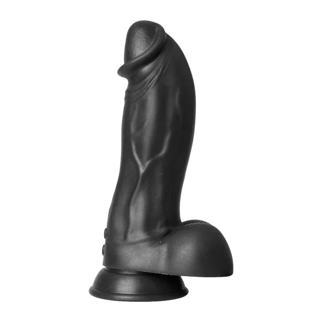 Vibrator EXTREME by Hidden Desire DINOSAUR Vibrating Dildo. 9 funcții de vibrație. diametru 7.5 cm. lungime 22 cm. negru