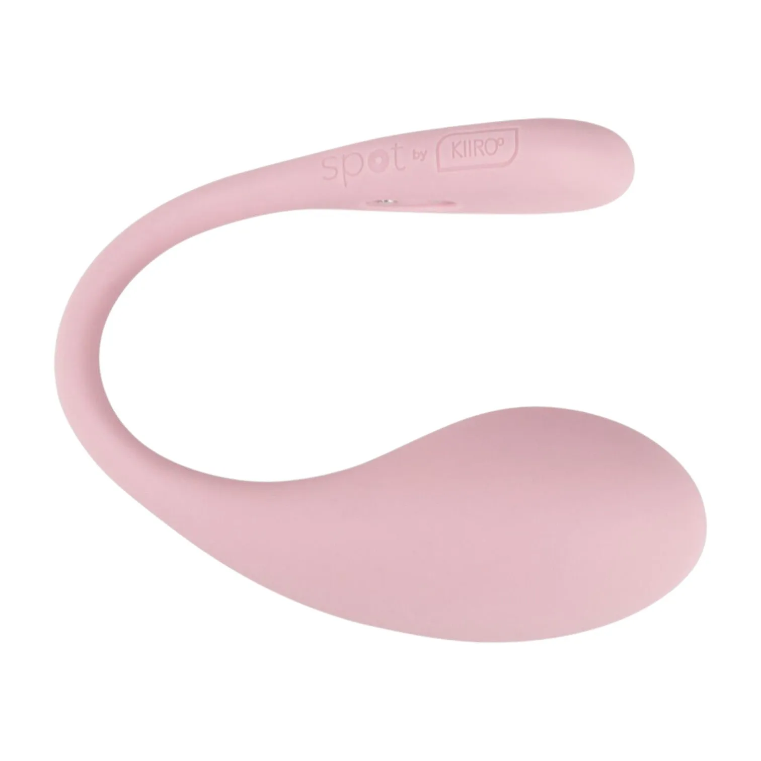 Vibrator interactiv KIIROO SPOT. cu lumini LED curcubeu. control prin aplicație. 6 funcții de vibrație. rezistent la apă. roz