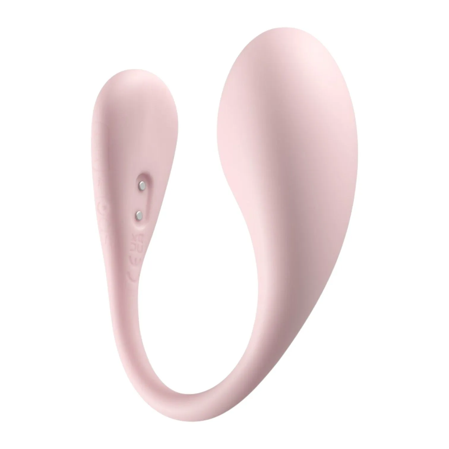 Vibrator interactiv KIIROO SPOT. cu lumini LED curcubeu. control prin aplicație. 6 funcții de vibrație. rezistent la apă. roz