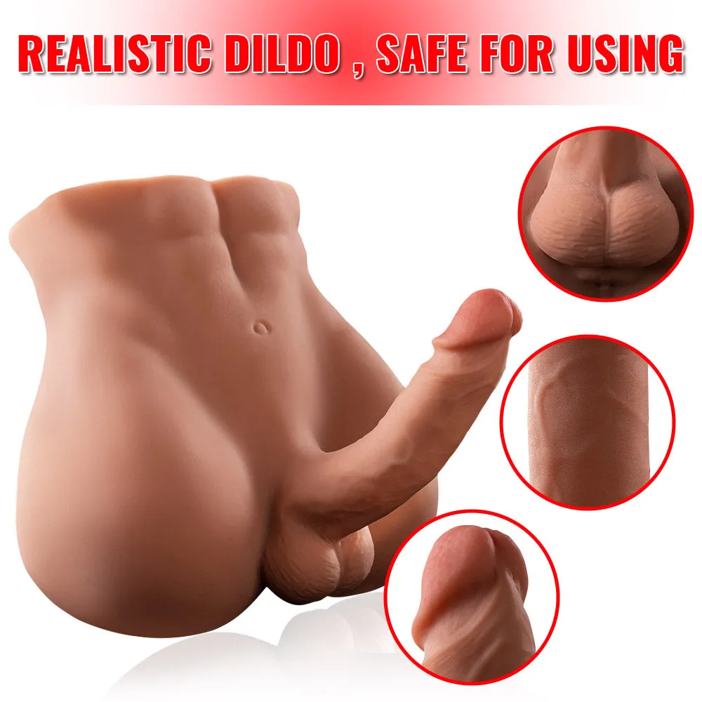 Vincent: 11.46lb Realistic Dildo Tight Anal Male Torso Sex Doll