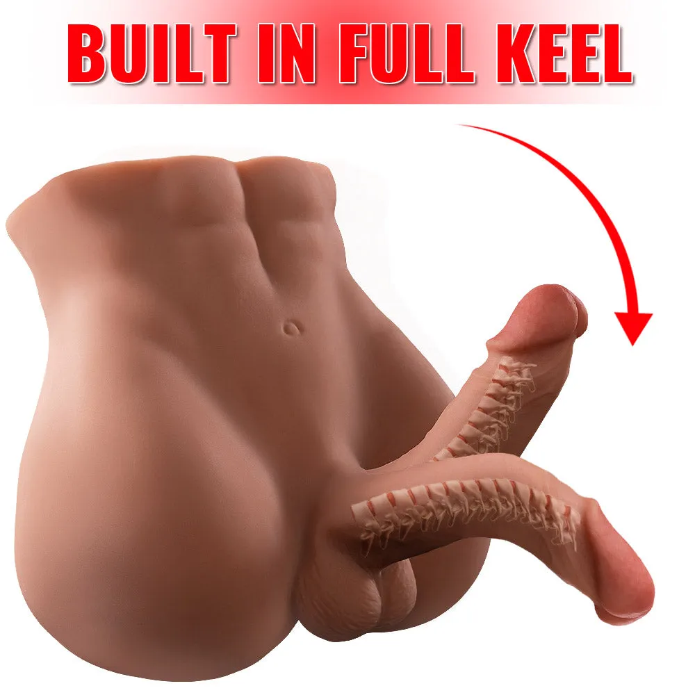 Vincent: 11.46lb Realistic Dildo Tight Anal Male Torso Sex Doll