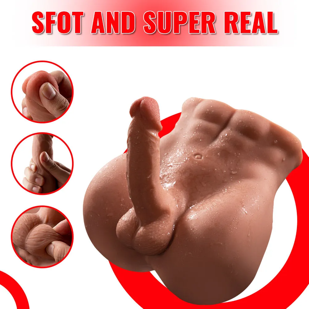 Vincent: 11.46lb Realistic Dildo Tight Anal Male Torso Sex Doll
