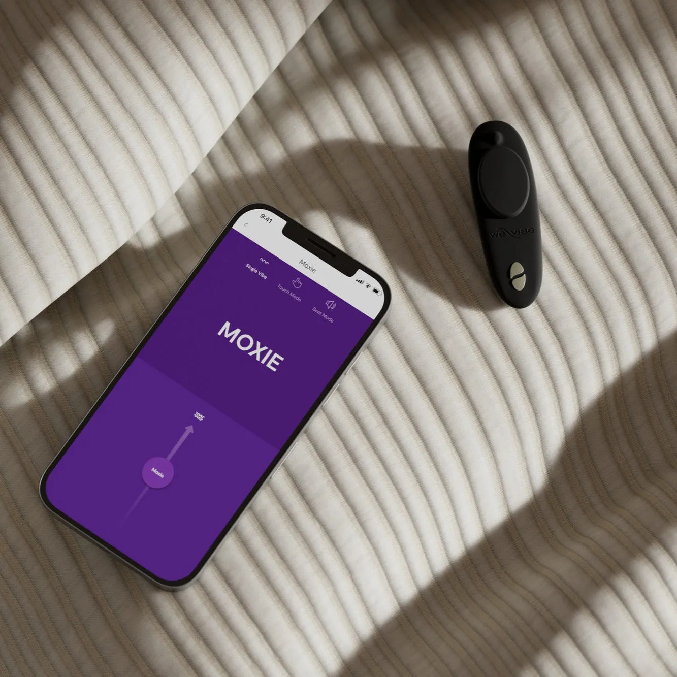 We-Vibe Moxie   Hands-Free Remote or App Controlled Panty Vibrator - Black