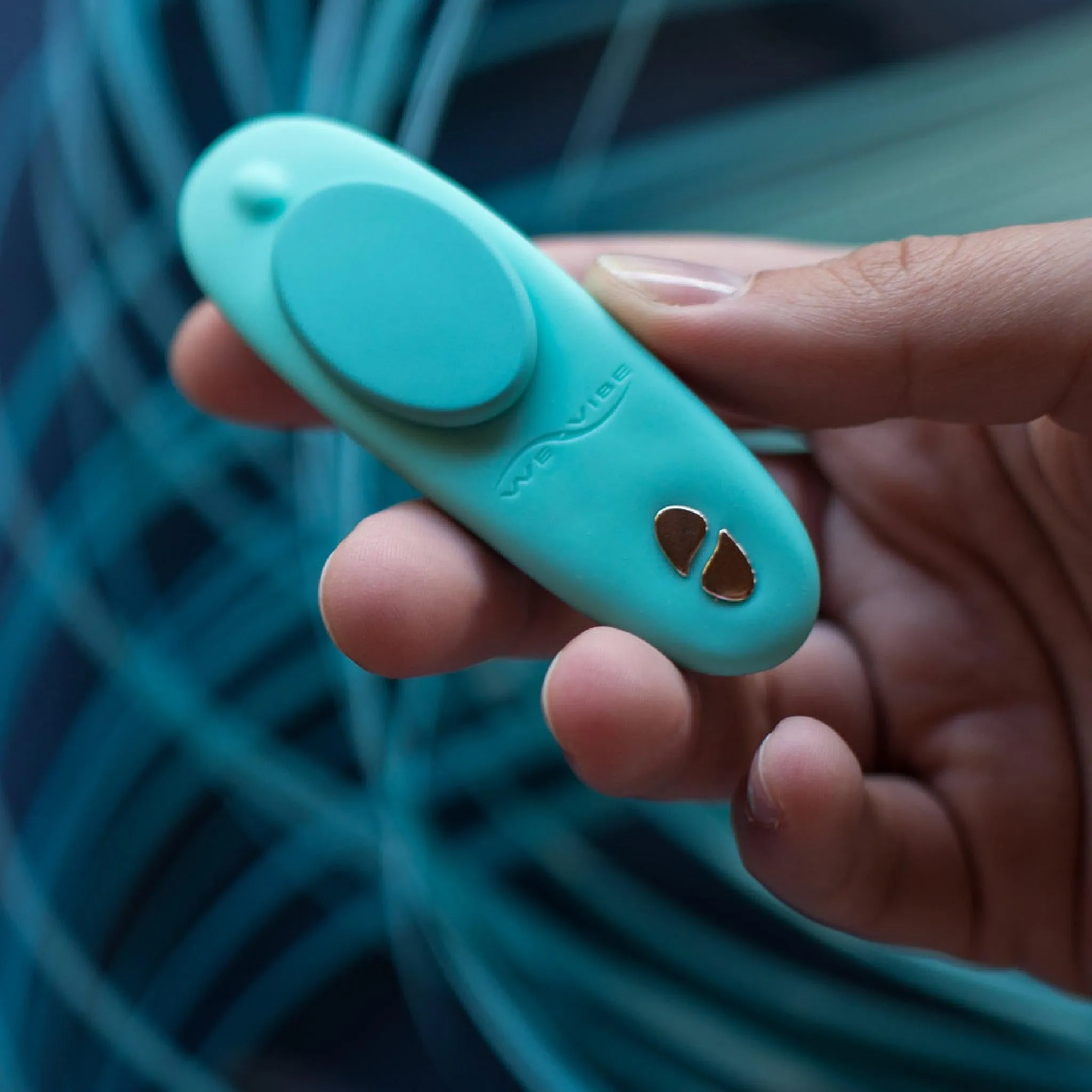 We-Vibe Moxie   Hands-Free Remote or App Controlled Panty Vibrator -  Teal