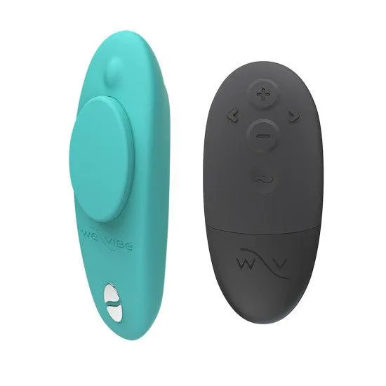 We-Vibe Moxie   Hands-Free Remote or App Controlled Panty Vibrator -  Teal